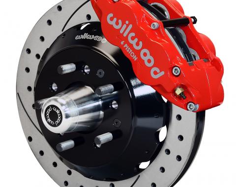 Wilwood Brakes Forged Narrow Superlite 6R Big Brake Front Brake Kit (Hub) 140-10493-DR