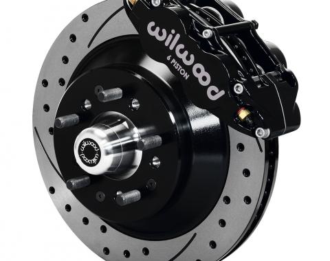 Wilwood Brakes Forged Narrow Superlite 6R Big Brake Front Brake Kit (Hub and 1PC Rotor) 140-12271-D