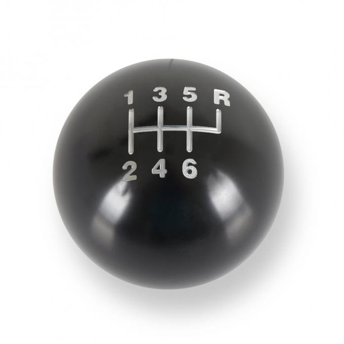 Hurst Billet Shift Knob, 6-Speed Pattern, Gloss Black 163601HST