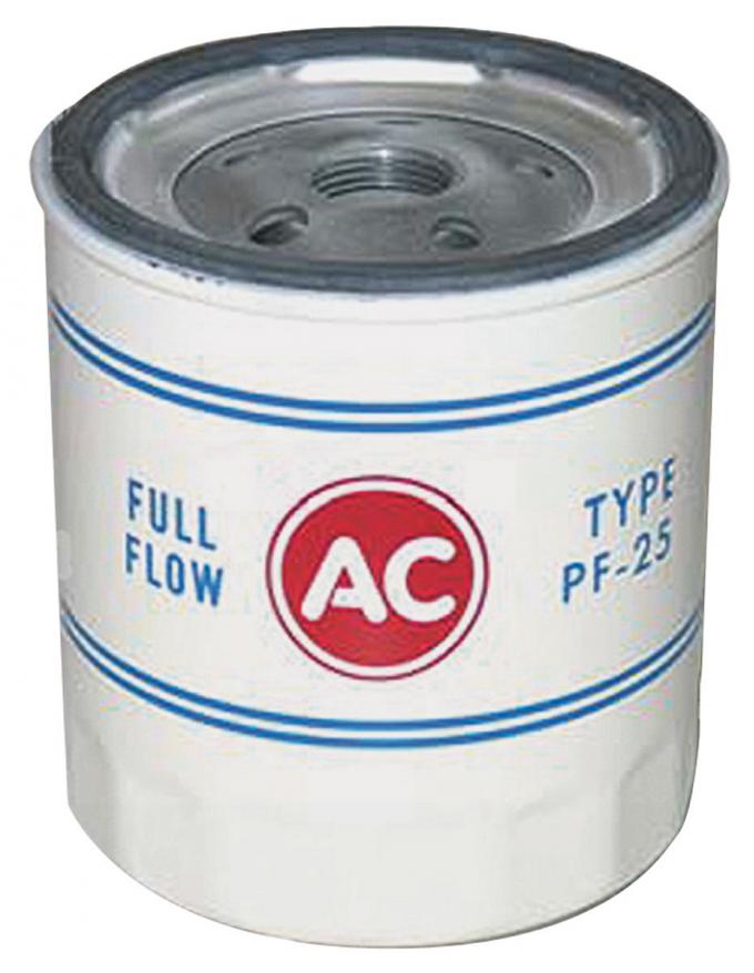 Nova Oil Filter, PF25, AC, 1968-1969