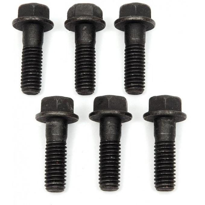 Redline Restomotive® 1964-1981 GM Car 6 piece Bell Housing Mounting Bolt Set, Correct "M" Headmark