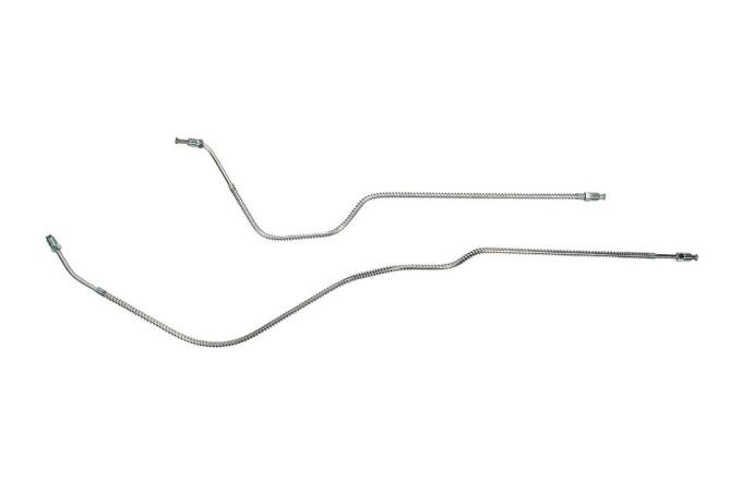 Classic Performance Rear OEM Disc Brake Axle Line Kit 67-69 Camaro, 68-74 Nova for Stock Rear End, 2 lines 6769RLK-OM