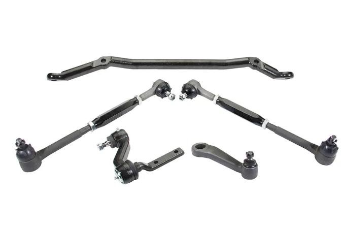 Classic Performance Complete Steering Linkage Kit for 1968-1969 Chevy Camaro, Power Steering, Black Sleeves, Kit 6869SLK-CP