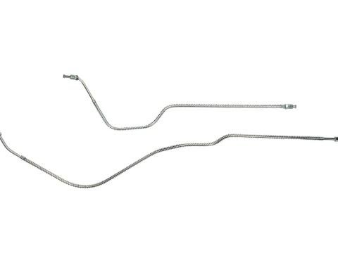 Classic Performance Rear OEM Disc Brake Axle Line Kit 67-69 Camaro, 68-74 Nova for Stock Rear End, 2 lines 6769RLK-OM