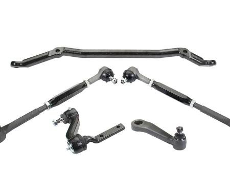 Classic Performance Complete Steering Linkage Kit for 1968-1969 Chevy Camaro, Power Steering, Black Sleeves, Kit 6869SLK-CP