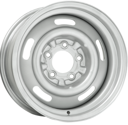 Wheel Vintiques 30 Series Corvette Rallye Silver Wheels, 15x8 30-583405 ...