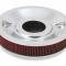 Holley 4150 Drop Base Air Cleaner Chrome w/3" Red Washable Gauze Filter 120-4130
