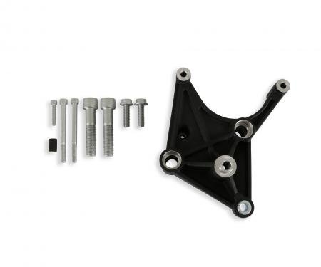 Holley A/C Bracket with Hardware, Black 97-421