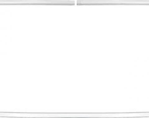 OER 1966-67 Chevy II / Nova Rear Window Moldings Hardtop 14387