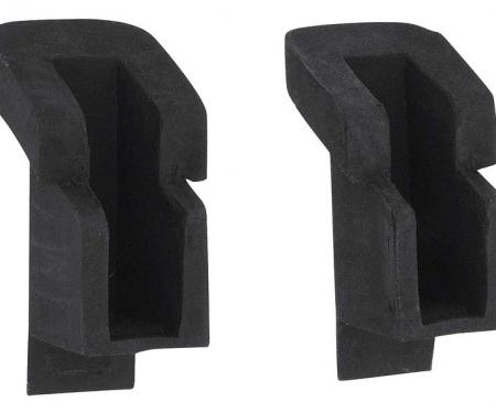 OER 1962-65 Chevy II Nova, Upper Vent Window Rubber Bumpers, Hardtop, Convertible, Pair 154073