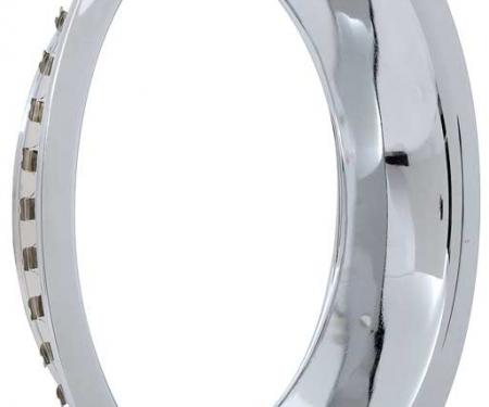 OER Chrome Rally Wheel Trim Ring, 15" x 3" Deep, Round Lip, for OE Wheel Only TK3009