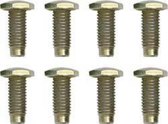 Redline Restomotive® 1967-1972 GM Car and Truck 8 Piece Seat Belt Bolt Set, for Vehicles without Shoulder Harness