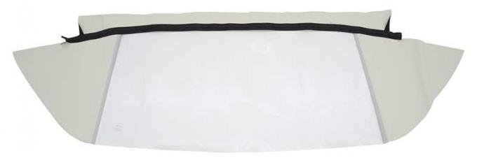 OER 1962-63 Chevy II/Nova Convertible, Rear Window Only, Plastic, Vinyl, White CD1032221