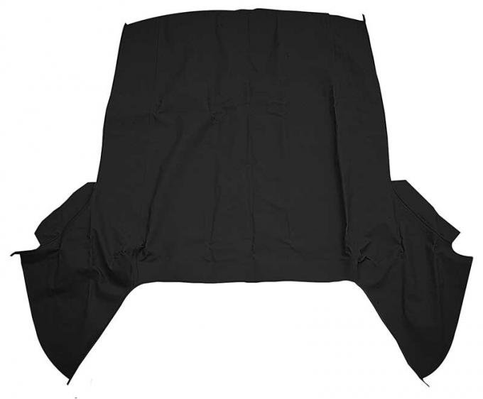 OER 1962-63 Chevy II/Nova Convertible, Top Only, Use With Plastic Curtain, Canvas Cloth, Black CD2032114