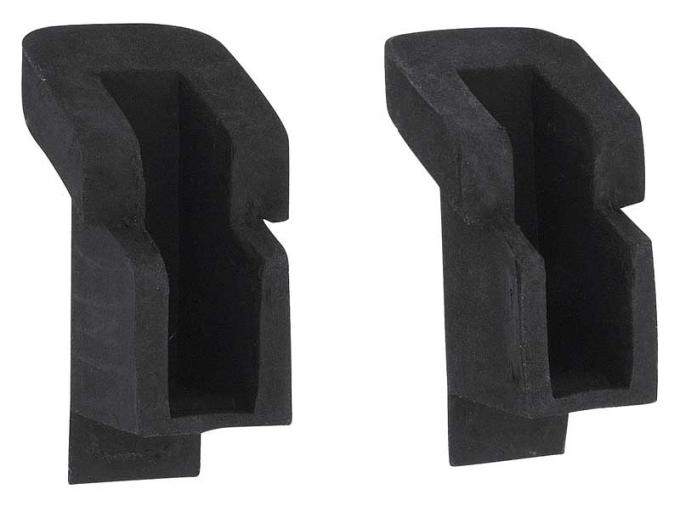 OER 1962-65 Chevy II Nova, Upper Vent Window Rubber Bumpers, Hardtop, Convertible, Pair 154073