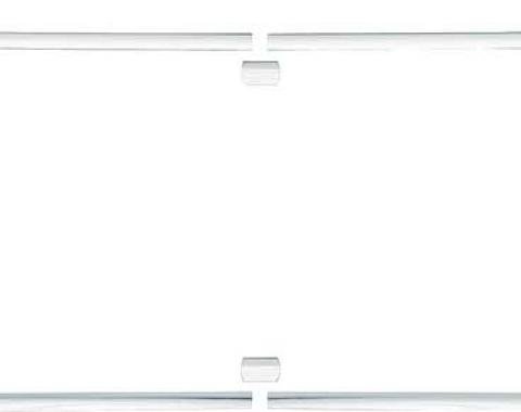 OER 1962-65 Chevy II / Nova 2-Door Hardtop Rear Window Moldings 14386