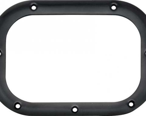 OER 1962-67 Chevy II / Nova 4 Speed Black Shift Boot Plate 3849851