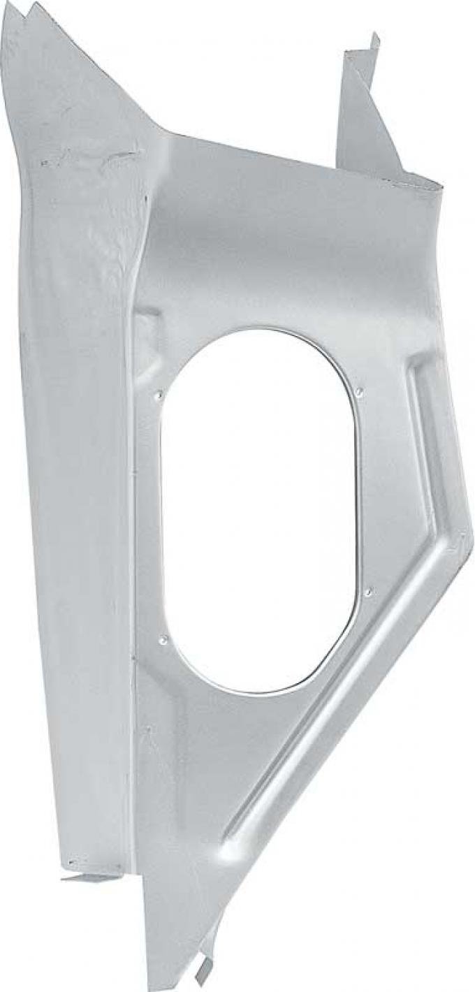 OER 1966-67 Chevy II Nova, Cowl Shoulder Panel, LH Driver Side, Silver Weld Thru Coated 153048