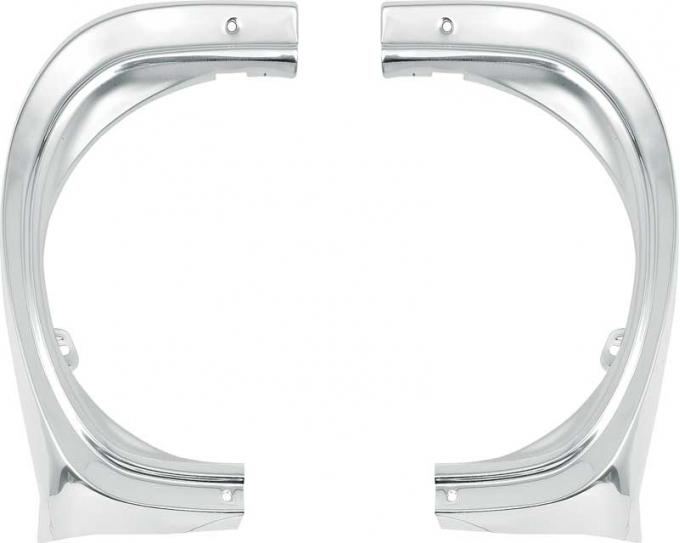 OER 1965 Chevy II / Nova, Fender Eyebrow Moldings, Pair 14723