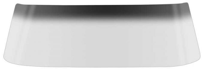 OER 1962-67 Chevy II / Nova 2 Door Hardtop & Convertible Windshield - Smoke Gray With Shaded Band NR688Y