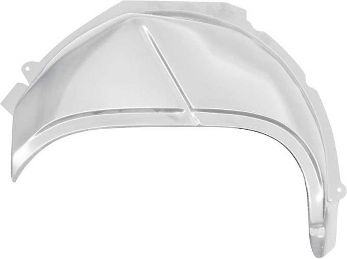 OER 1966-67 Chevy II / Nova, Rear Outer Wheelhouse, Passenger Side, Silver Weld Thru Coating N118W