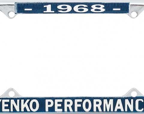 OER 1968 Yenko Performance License Frame YF1968