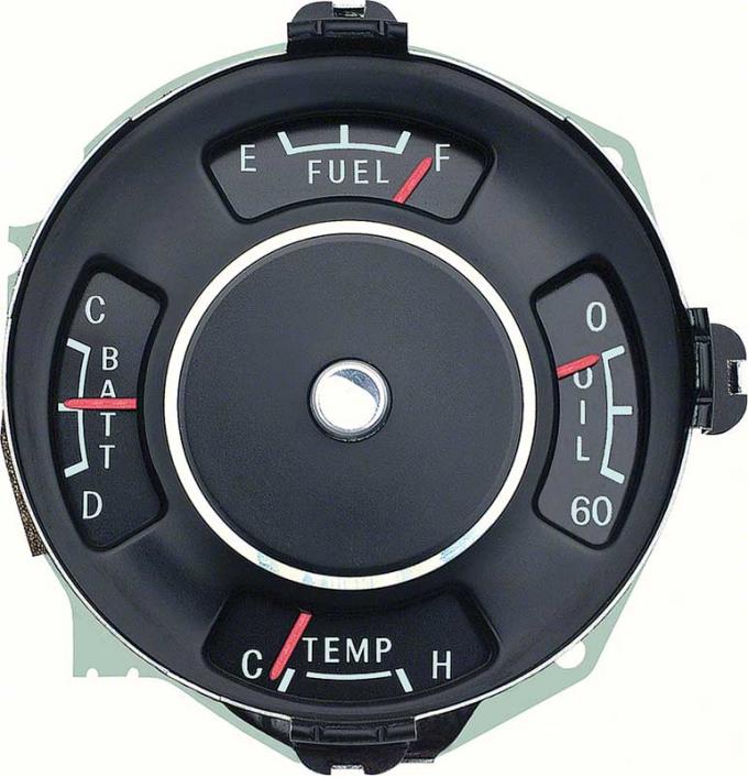 OER 1963-64 Chevy II / Nova SS 4 Gauge Instrument Gauge Cluster 2196365