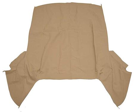 OER 1962-63 Chevy II/Nova Convertible, Top Only, Use With Plastic Curtain, Canvas Cloth, Beige CD2032103