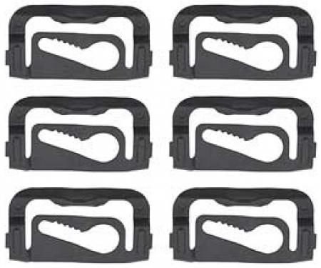 OER 1973-75 GM, Nova, X-Body, Rear Window Glass Molding Clip Set, 18 Piece Set 153734