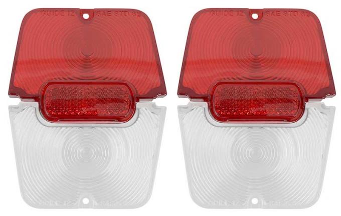 OER 1962-64 Chevy II / Nova, Tail Lamp Lenses, Pair 5953465B