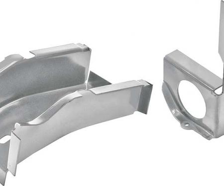 OER 1966-67 Chevy II, Nova, Rear Frame Rail / Floor Brace, Passenger Side, Silver Weld Thru Coating 14618W