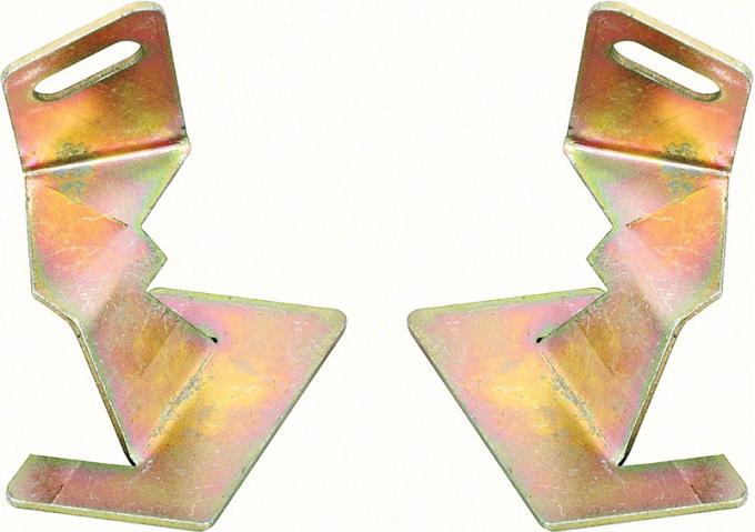 OER 1968-72 Chevy II / Nova Lower Windshield Reveal Molding Corner Clips - PR K692