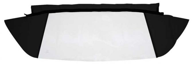 OER 1962-63 Chevy II/Nova Convertible, Rear Window Only, Plastic, Canvas Cloth, Black CD2032214