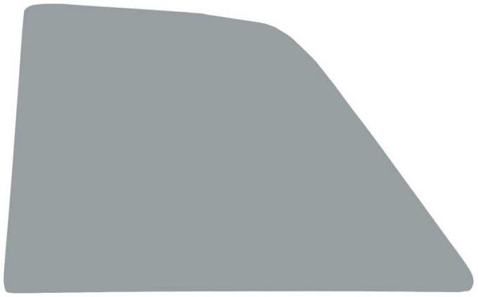 OER 1966-67 Chevy II / Nova 2 Door Sedan Quarter Window Glass Smoke Gray Tinted - LH Or RH NR710Y