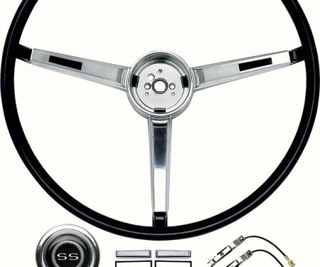 OER 1967 Chevy II / Nova Steering Wheel Kit - SS Models - Deluxe Interior *R3495