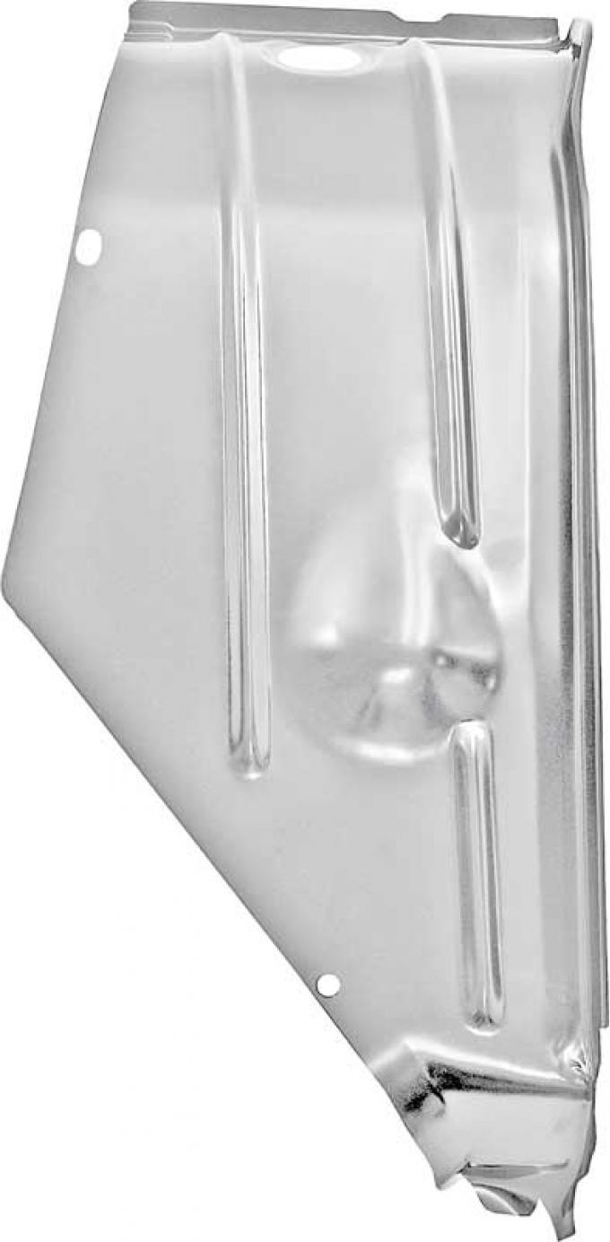 OER 1966-67 Chevy II / Nova, Outer Side Cowl Panel, Drivers Side, Silver Weld-Thru Coating 14713W