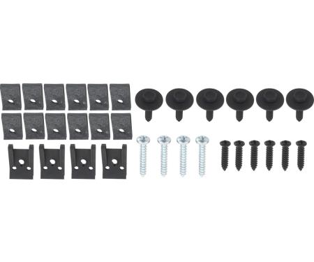 OER 1975 Chevrolet Nova, Front Grill Hardware, Set HWK248