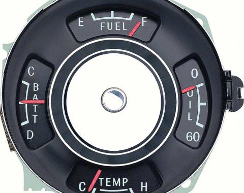 OER 1965 Chevy II / Nova SS 4 Gauge Instrument Gauge Cluster 2196565